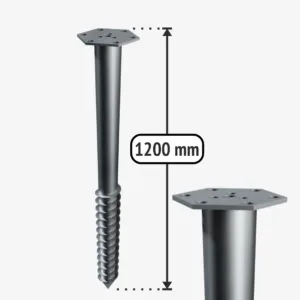 Sraigtiniai poliai M1200 76