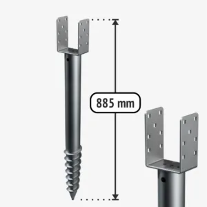 Sraigtiniai poliai U885