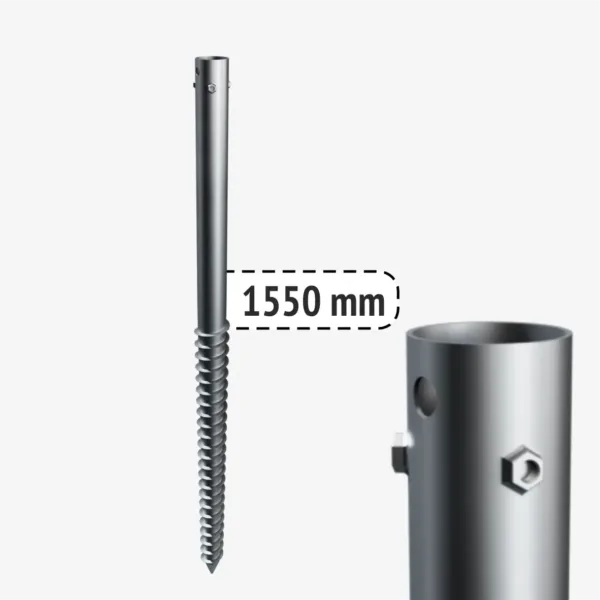 Sraigtiniai poliai G1550 76