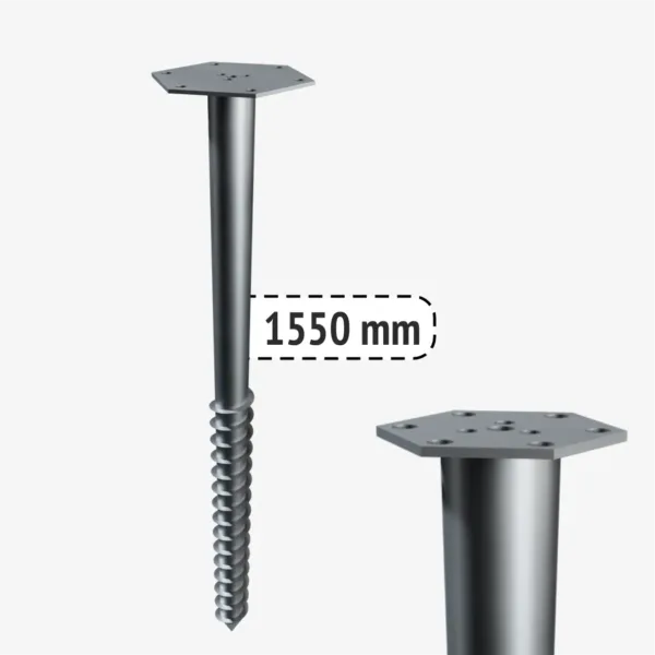 Sraigtiniai poliai M1550