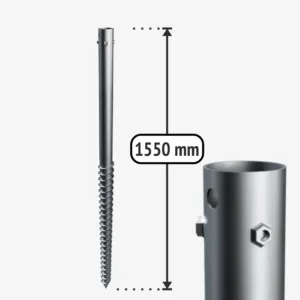 Sraigtiniai poliai G1550 68